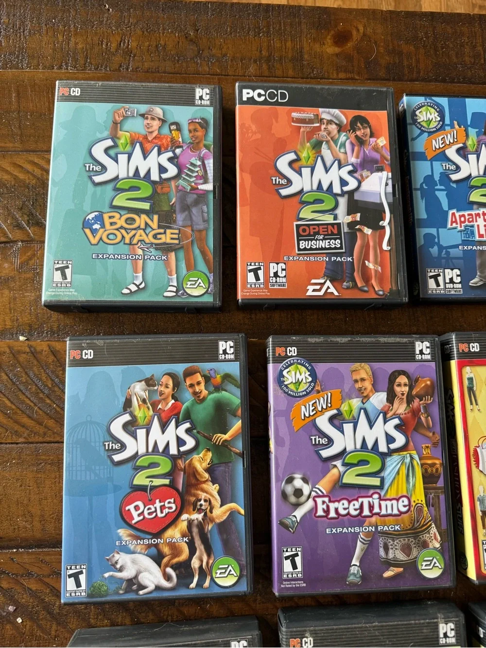 The Sims 2 PC Game Expansion & Stuff Pack Collection 12 pack